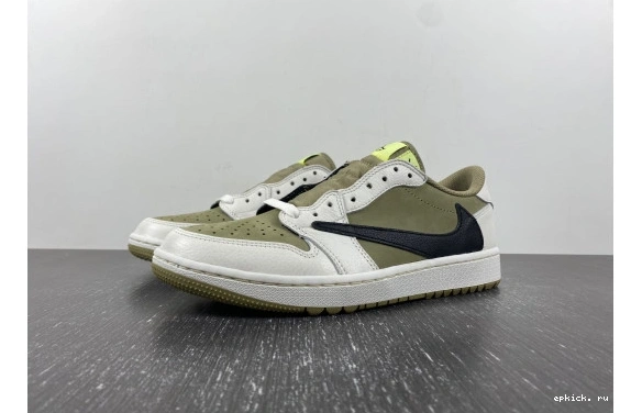 Rep EP 1 Olive Low FZ3124-200 Travis Scott Golf Neutral Jordan Retro 1217